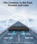 Image of 4K 8 Channel Hybrid Security System with AI Motion Detection and Smart Search on futuristic road.