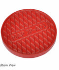Universal Aluminum Jack Pad Puck Adapter For BMW Mini And Most Vehicles CNC Machined Billet Aluminum, bottom view