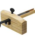 Top Tier Japanese Marking Gauge Double Blade Kebiki Scribe Tool with bamboo body for precise mortise and tenon layout.