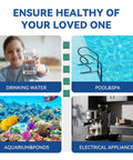 Hard Water Test Kit With Five Test Pads And One Hundred Fifty Strips Delivers Dead Simple 30 Second Readouts At Home for drinking water, pool, aquarium, appliances