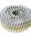 1-1/2 Inch Siding Nails 3600 Count, 15 Degree Wire Collated Coil, Full Round Head, Hot Dipped Galvanized Exterior Fasteners
