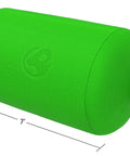 Green RAM ECO+ insulation vacuum bag, 7 ft x 4 ft, fabric body with inlet nozzle.