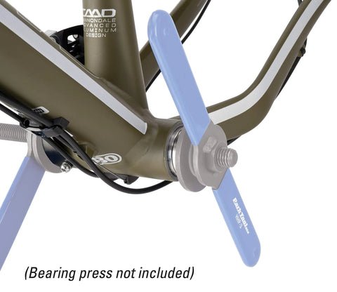 Park Tool BBT-304 BB30 bottom bracket bearing tool, silver body with light-blue handles