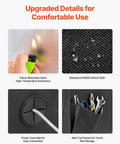 Dustproof Waterproof 3D Printer Enclosure with waterproof 600D Oxford cloth, flame-retardant fabric, power cord hole, and tool pocket.