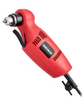 Right Angle Corded Drill With 55 Degree Head For Tight Spots Three Eighths Inch Keyed Chuck Variable Speed 0 To 1400 RPM 120V Power Drill