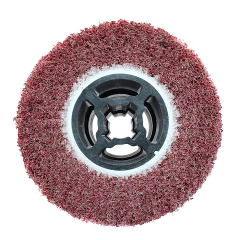 60 Grit Surface Conditioning Drum Non Woven Nylon Wheel shown front view