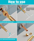 Effortless Half Inch Compression Sleeve Puller Tool For Ferrule Removal Without Damage Corrosion Resistant A3 Steel in use
