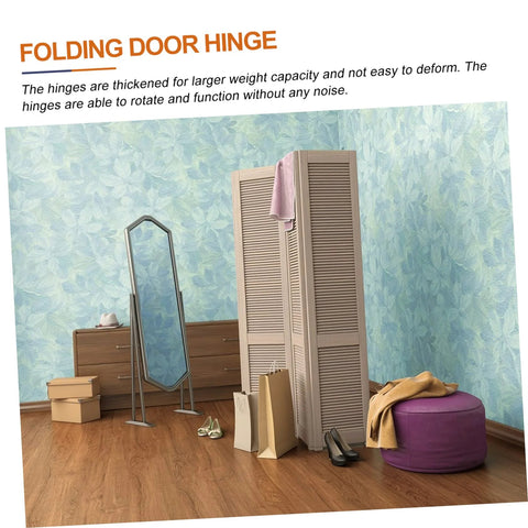 Room with folding door on secret door hinge for doors and cabinets heavy duty invisible hinge for quiet smooth operation vintage style butt hinge for folding shutters and tables easy install durable cabinet hardware