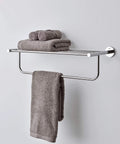 BauCosmopolitan Multi-Towel Rack 510mm Polished Chrome Easy Install wall mount with towels on it