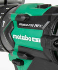Close-up of the 18V MultiVolt Cordless One Half Inch Hammer Drill Tool Only No Battery Reactive Force Control green body
