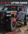 33 Inch Heavy Duty Ratcheting Farm Jack Beefy 3 Ton Lift For Trucks Jeeps SUVs And Tractors Off Road Bumper Lift All Terrain