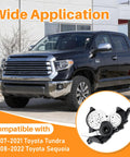 Hvac Blend Door Actuator Replacement Fits 87106 0C140 For 2007 2021 Toyota Tundra And 2008 2022 Sequoia shown on vehicle with actuator parts.