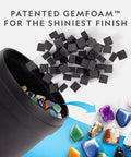 Hobby Rock Tumbler Kit For Kids And Adult Beginners Turn Rough Stones Into Smooth Gemstones With An Easy To Use Durable Polisher For At Home Fun Educational Science Activity And Creative Craft Projects, with foam pads and polished rocks
