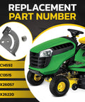 Beefed Up Steering Sector Pinion Gear for Lawn Tractors That Fits John Deere D105 to D170 E S X Series Models Replaces UC14592