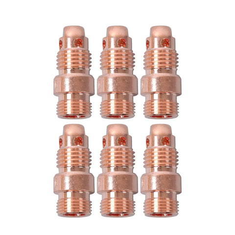 123 Piece TIG Welding Torch Kit with Low Profile Gas Lens System and Pro Grade Alumina Nozzles, copper connectors