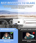 Dash Cover For Toyota Tundra 2022 2023 2024 2025 2026 With Nonslip Mesh Sunshade Dashboard Protector No Glare UV Shield comparison