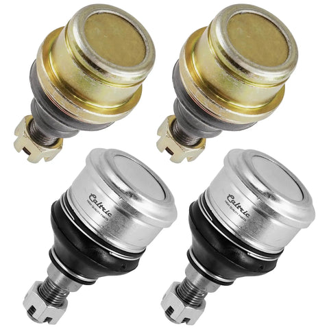 Honda Pioneer Front Ball Joint Kit Front Upper And Lower Joints For 500 520 And 700 Series UTVs Includes 2 Upper And 2 Lower Fits SXS500M2 SXS520M2 SXS700M2 2015 2025 Built To Handle Rough Trails. Four metal ball joints shown.