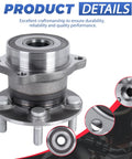 Rear Wheel Hub Bearing Assembly 512401 OE Replacement Compatible With Subaru Legacy 2010 To 2014 Outback 2010 To 2014 product details view