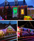 Outdoor Solar String Lights 4 Pack Each 72ft 200 LED Copper Wire Fairy Lights Waterproof With 8 Modes on houses and decorations
