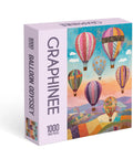 1000 Piece Jigsaw Puzzle For Adults Hot Air Balloon Scene Dope Colorful Home Wall Decor Perfect Family Fun A Challenging Brain Teaser With Storage Box