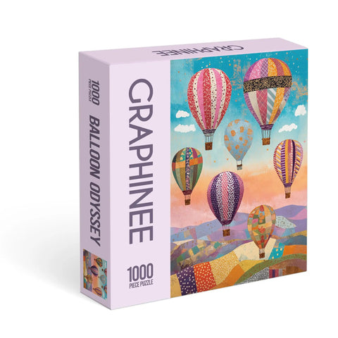 1000 Piece Jigsaw Puzzle For Adults Hot Air Balloon Scene Dope Colorful Home Wall Decor Perfect Family Fun A Challenging Brain Teaser With Storage Box