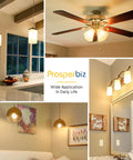 Dimmable E12 LED Bulbs A15 Globe Shape 6W Actual 60W Equivalent Warm White 3000K For Ceiling Fan Lights Candelabra Base