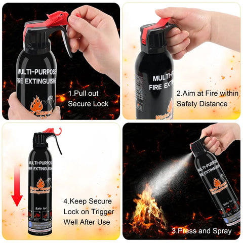 Legit Heavy Duty Two Pack Water Based Fire Extinguisher Set With Mount For House Car Kitchen Garage Rv Boat A B C K Rated No Bs Safety Essentials That Keep Your Crib Locked Down And Ready To Roll Anytime You Need It