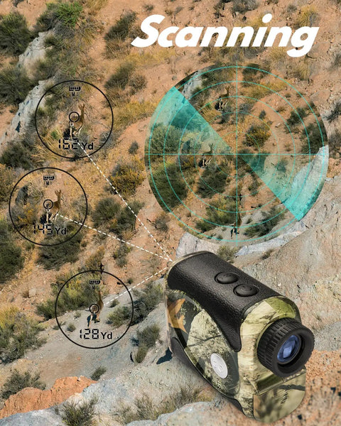 Flat Out Legit Hunting Rangefinder Providing 800 Yard Laser Range Finder Accuracy With Serious Bow Hunting Mode For Crisp Angle Calculations And Reliable Target Lock Vibration Plus Quick Scanning And Rugged Carry Case