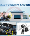 2 Pack Universal Garage Door Opener Remote Replacement For LiftMaster 893LM And 891LM Compatible With Chamberlain Sears Craftsman.