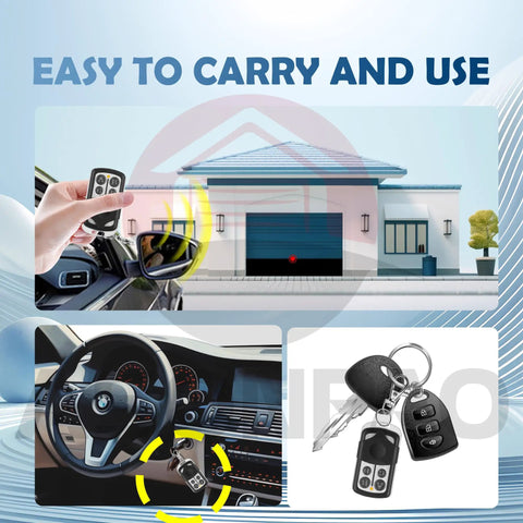 2 Pack Universal Garage Door Opener Remote Replacement For LiftMaster 893LM And 891LM Compatible With Chamberlain Sears Craftsman.