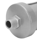 Close-up of Pro Grade Auto Drain Valve For Air Compressors DN15 0.2-1.2 MPa Mini Translucent Series Floating Ball Type, aluminum connector