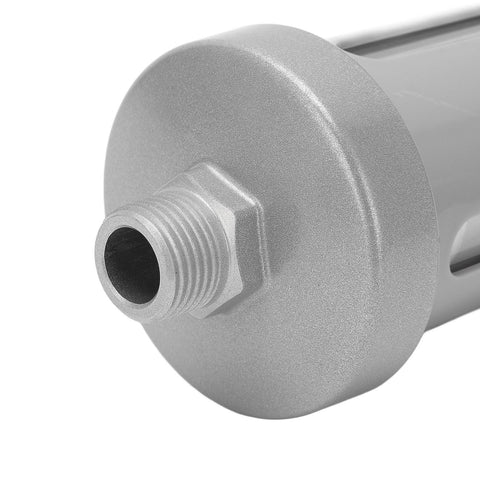 Close-up of Pro Grade Auto Drain Valve For Air Compressors DN15 0.2-1.2 MPa Mini Translucent Series Floating Ball Type, aluminum connector
