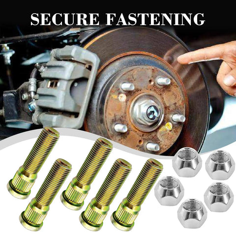 Get Some Heavy Duty 1/2 Inch Twenty Thread Wheel Studs And Lug Nuts Kit For Dexter Axle Hubs Replacing Oem Part Number 007-122-00 With Strong Steel Construction That Fits Most 7000 Lb Traders Perfectly, trailer hub studs and nuts