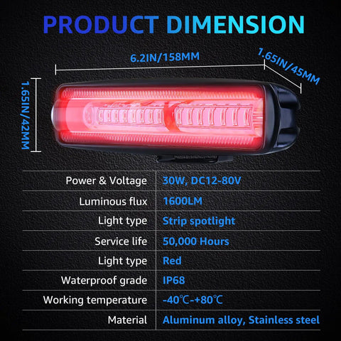 Ultra Bright Red LED Forklift Safety Light Casts A Clear Halo Zone On Floors To Warn Pedestrians Around Busy Warehouses Hella Reliable Industrial Warning Beacon
