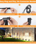 Installation guide for Low Voltage Outdoor Landscape Lights For Quick Safe Yard Vibes, 65.6Ft Wired LED Uplight Kit With Plug In Transformer