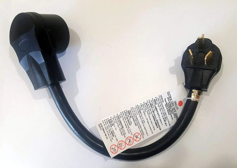Beat Range Anxiety With Heavy Duty Universal Ev Charger Adapter Convert Dryer Plug To Outlet Level One And Two Electric Vehicle Charging Cable 220 Volt Nema Evse Connector showing adapter and plug design.