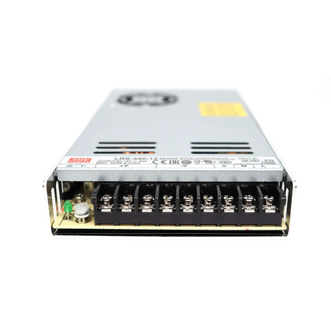 12V 29A 348W AC DC Switching Power Supply With Single Output, 85 Percent Efficiency, terminal view, protective features