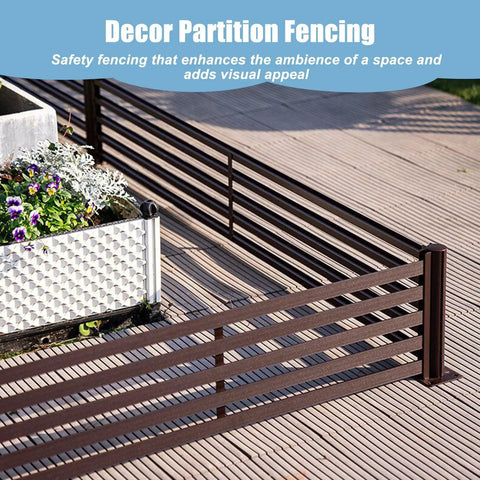 Rock Solid Horizontal Aluminum Deck Railing Featuring A Clean Matte Drip And Fully Custom Backyard Extenders For Patios Balconies Stone Walls And Bulletproof Outdoor Fence Barriers, showcasing a decorative aluminum partition fencing.