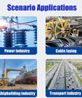 Various industry applications including power, cable laying, shipbuilding, and transport for 18V Battery Powered Hydraulic Wire Cutter.