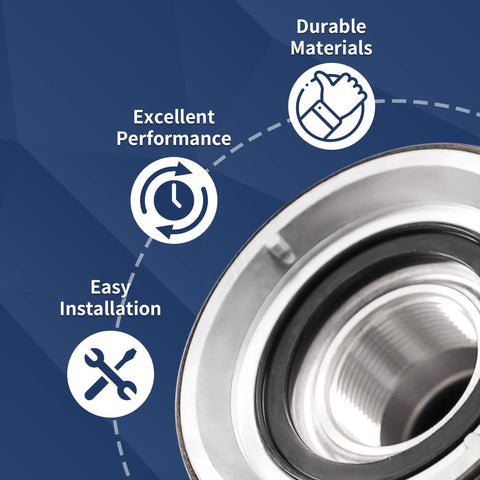 Washer Tub Stem and Seal Repair Kit With Hub Assembly and Spanner Nut for Maytag, JennAir, Admiral, and Whirlpool Washers
