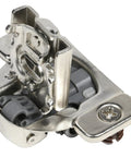 Close-up of a metal face frame hinge angle restrictor clip for 10 Pack Cabinet Door Angle Restrictor Clips For Face Frame Hinges Keep Doors From Swinging Past 86 Degrees Kitchen Safety Restraints Easy Install Hinges Sold Separately