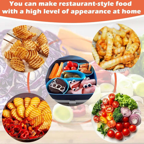 Hendiy crinkle cutter and waffle fry cutter, stainless steel, for making crinkle fries.