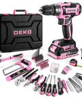 20V Cordless Drill Kit with Driver and Tool Box Battery Included for DIY Projects Home Renovations and Quick Fixes Compact Design