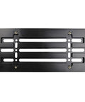 Jeep Front Bumper License Plate Bracket Kit For 2000 To 2026 Jeeps With Six Unique Screws And Wrench Kit, black mount