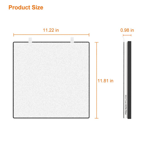 Vital 100 Replacement Filter For Levoit Vital 100 RF Air Purifier, 3 In 1 True HEPA Filter With Pre-Filter And Activated Carbon, size 11.81x11.22x0.98 in