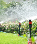 Flexible Multi-Adjustable Above Ground Garden Sprinkler System With Fully Adjustable Heads And Hose For DIY Plant Watering