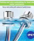M12 5 Pin A Coded Connector Cable showing water-resistant IP67 design with epoxy potting and waterproof gasket.