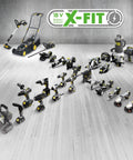 18V Cordless Hammer Drill In Black, Beast Mode Action With Badass Durability, showing diverse tools on a wooden floor.