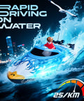 High Speed 12 Inch RC Boat For Pool Fun With Remote Control Top Speed 25 KPH Kid And Adult Friendly Durable Waterproof Hull