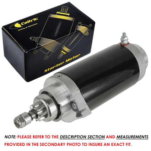 Outboard Starter Motor For Mercury Marine 75Hp 90Hp 90Elpto 100Elpto 115Exlpto Saltwater Coastal Jet 65 1999 2009 Replacement Starter